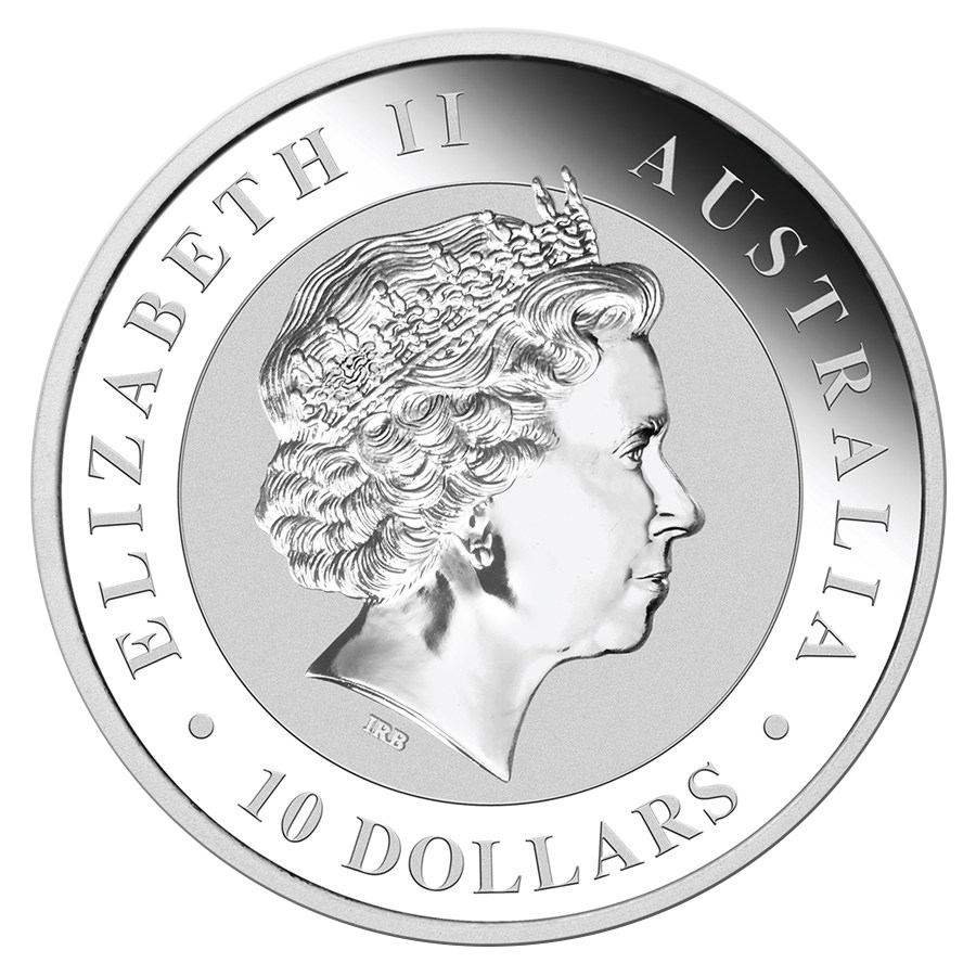 10€カラー銀貨「ヴィーナスとキューピッド」（ルーベンス）2017年 2017 10 oz Australian Kookaburra Silver Coin