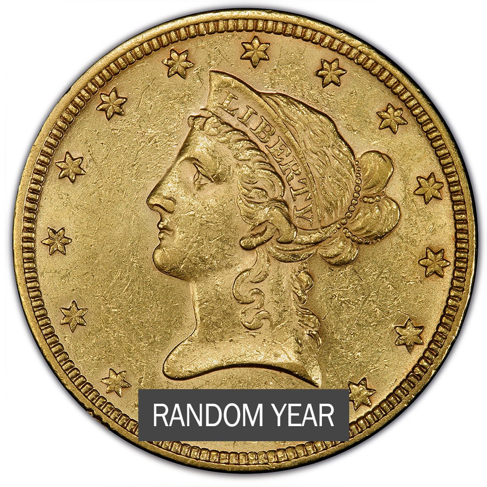 $10 Liberty Eagle Gold Coin AU - Random Year