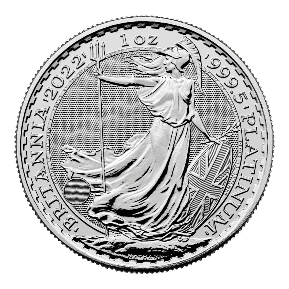 2022 1 oz Platinum Britannia Coin