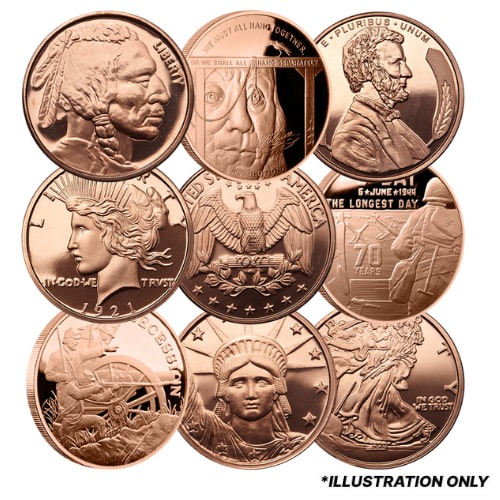1 oz Copper Round - Design Our Choice