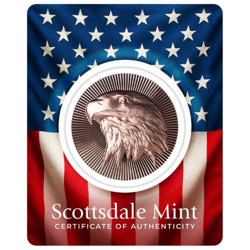 1 oz Scottsdale Copper Eagle Stacker Proof Round