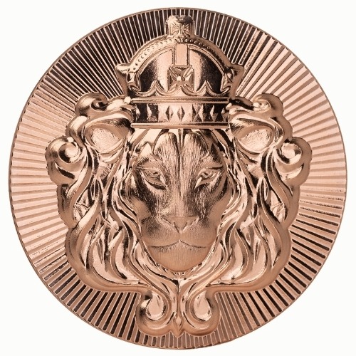 1 oz Scottsdale Lion Copper Stacker Round