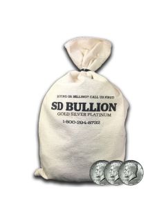 $100 Face Bag - 90% US Silver Kennedy Half Dollars