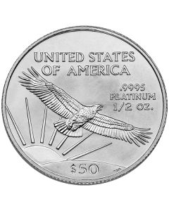1/2 oz Platinum American Eagle Coin - Dates Our Choice