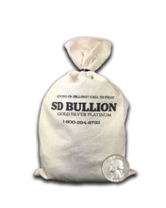 $100 Face Bag - 90% US Silver Quarters (Random Design)