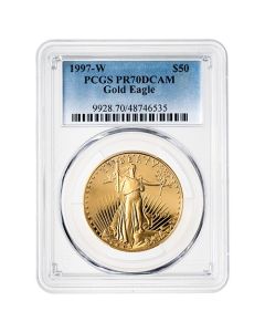 1997-W PCGS PR-70 1 oz American Gold Eagle Proof Coin