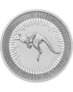 2021 1 oz Australian Platinum Kangaroo Coin BU