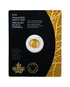 2024 1/10 oz Canadian Gold Maple Leaf Coin - Polar Bear Privy Mark
