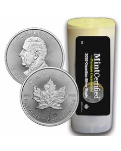 2025 1 oz Silver Maple Leaf MintCertified™ Premium Uncirculated | Sealed Tube