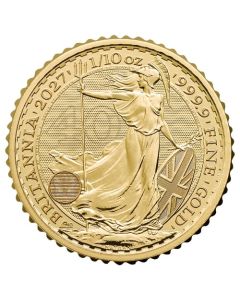 2027 1/10 oz Gold Britannia Coin BU