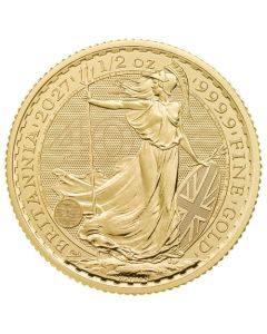 2027 1/2 oz Gold Britannia Coin BU