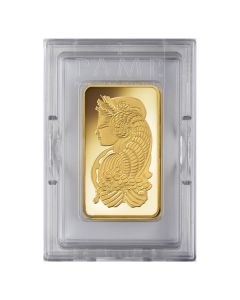 5 oz Pamp Suisse Lady Fortuna Gold Bar In Assay