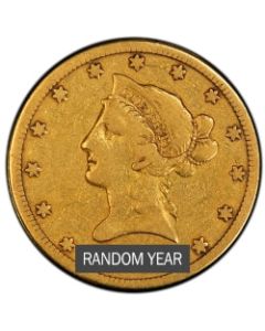 $10 US Mint Liberty Head Eagle Gold Coin (Cleaned/Jewelry Grade)