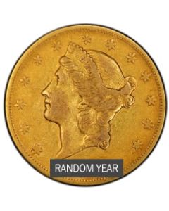 $20 US Mint Liberty Head Double Eagle Gold Coin (Cleaned/Jewelry Grade)