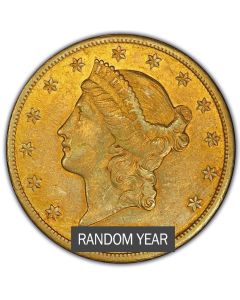 $20 Liberty Double Eagle Gold Coin Random Year  |  VF+