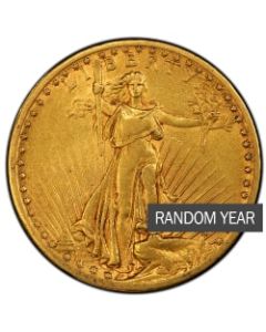 $20 Saint-Gaudens Double Eagle Gold Coin (Cleaned) | SD Bullion