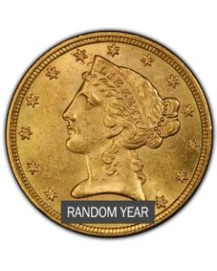 $5 US Mint Liberty Head Eagle Gold Coin | SD Bullion $5 US Mint Liberty Head Eagle Gold Coin | SD Bullion