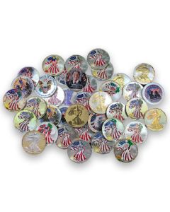 Colorized American Silver Eagles 1oz