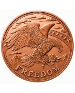 5 oz SD Bullion Copper Freedom Round 5 oz SD Bullion Copper Freedom Round