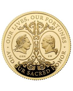 2025 1 oz British Two Georges Proof Gold Coin with Box & COA