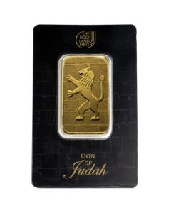 1 oz Lion of Judah Gold Bar In Assay