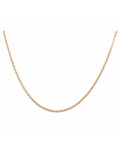 46 cm Nebü 22K Gold Bullion Round Cable Chain Necklace