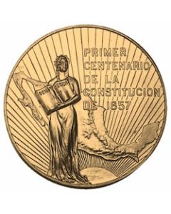 1957 Mexican Constitution Centennial Gold Medal