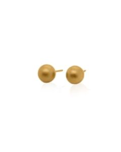 Gold Orb 24k Earrings | SD24K
