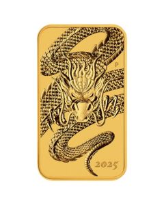 2025 1 oz Dragon Rectangular Gold Coin