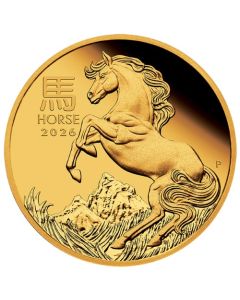 2026 1/4 oz Year of the Horse Gold Proof Coin – Lunar Series III