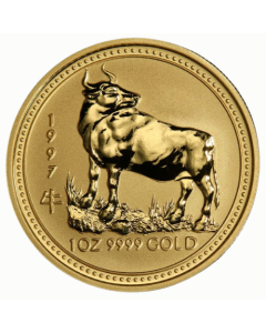 1997 1 oz Year of the Ox Gold Coin - Lunar Series I