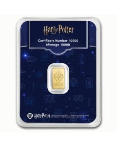 0.5 gram Harry Potter 25th Anniversary Gold Bar