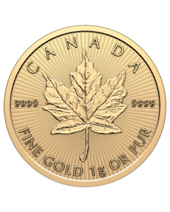 2026 1 Gram Canadian Gold Maplegram25&trade; Coin