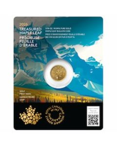 2026 1/10 oz Gold Maple Leaf Coin with Wolf Privy Mark - In Assay