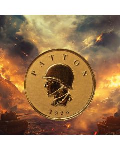 2024 1/10 oz Patton Gold Coin - Commander Series