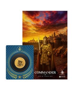 2025 1/10 oz Charlemagne Gold Coin - Commander Series - Poster Bundle