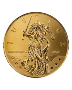 2025 1/10 oz Lady Justice Gold Coin