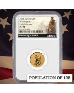 2026 NGC PL-70 1/10 oz Washington Gold Coin - Commander Series