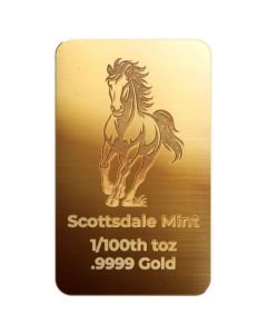 2026 1/100 oz Lunar Horse Gold Bar