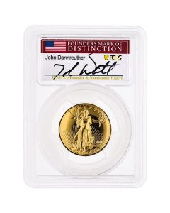 2009 (MMIX) PCGS MS-70 Ultra High Relief $20 Double Eagle  Gold Coin - John Dannreuther Label