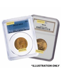 NGC/PCGS MS-64 $10 Indian Gold Eagle Gold Coin - Random Year
