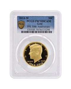2014-W NGC/PCGS PF/PR-70 3/4 oz Kennedy Gold Coin 2014-W NGC/PCGS PF/PR-70 3/4 oz Kennedy Gold Coin