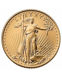 2026 1/4 oz American Gold Eagle Coin BU