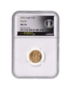 2026 NGC MS-70 FIRST30™ 1/10 oz American Gold Eagle Coin
