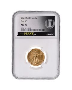 2026 NGC MS-70 FIRST30™ 1/4 oz American Gold Eagle Coin
