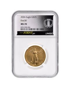 2026 NGC MS-70 FIRST30™ 1/2 oz American Gold Eagle Coin