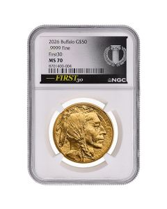2026 NGC MS-70 FIRST30™ 1 oz American Gold Buffalo Coin