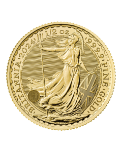 2024 1/2 oz Gold Britannia Coin BU