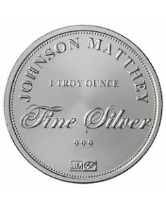 1 oz Johnson Matthey Silver Round 