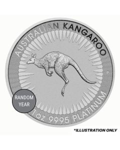 1 oz Australian Platinum Kangaroo Coin (Random Year, BU)